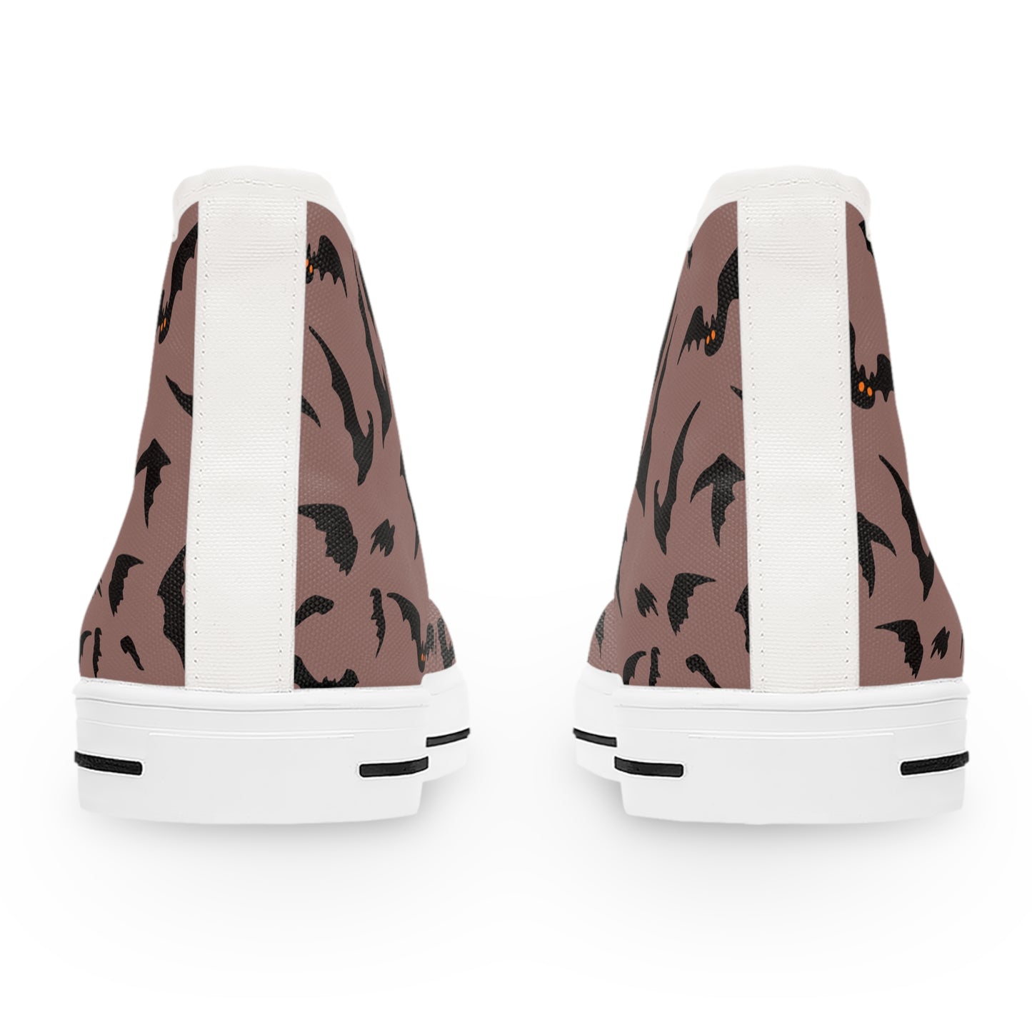 Women's Bat Sneakers PINK, Halloween Goth Shoes, High Top Sneaker, Cute Womens Shoes, Animal Print Sneaks