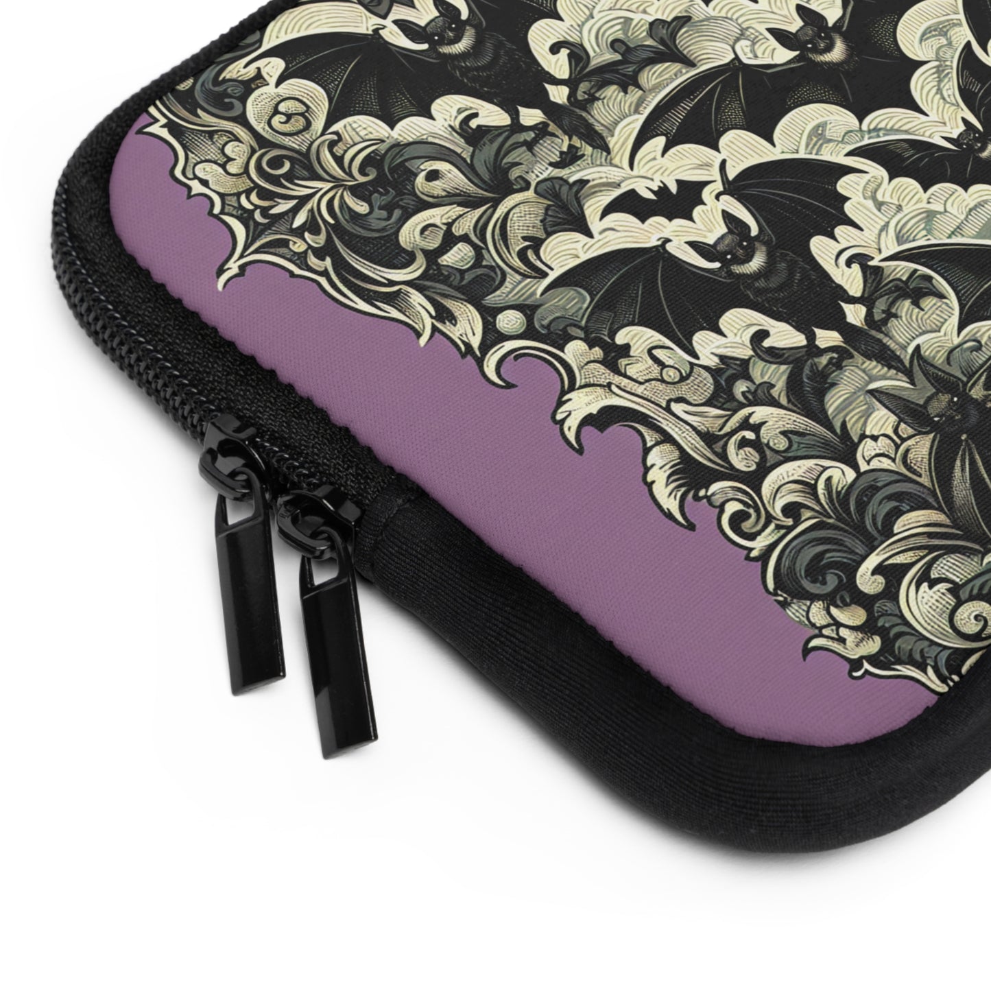 Bats Laptop Sleeve, Gothic Tech Accessories, Spooky Computer Case, Halloween Tablet Cover, Creepy Work Supplies