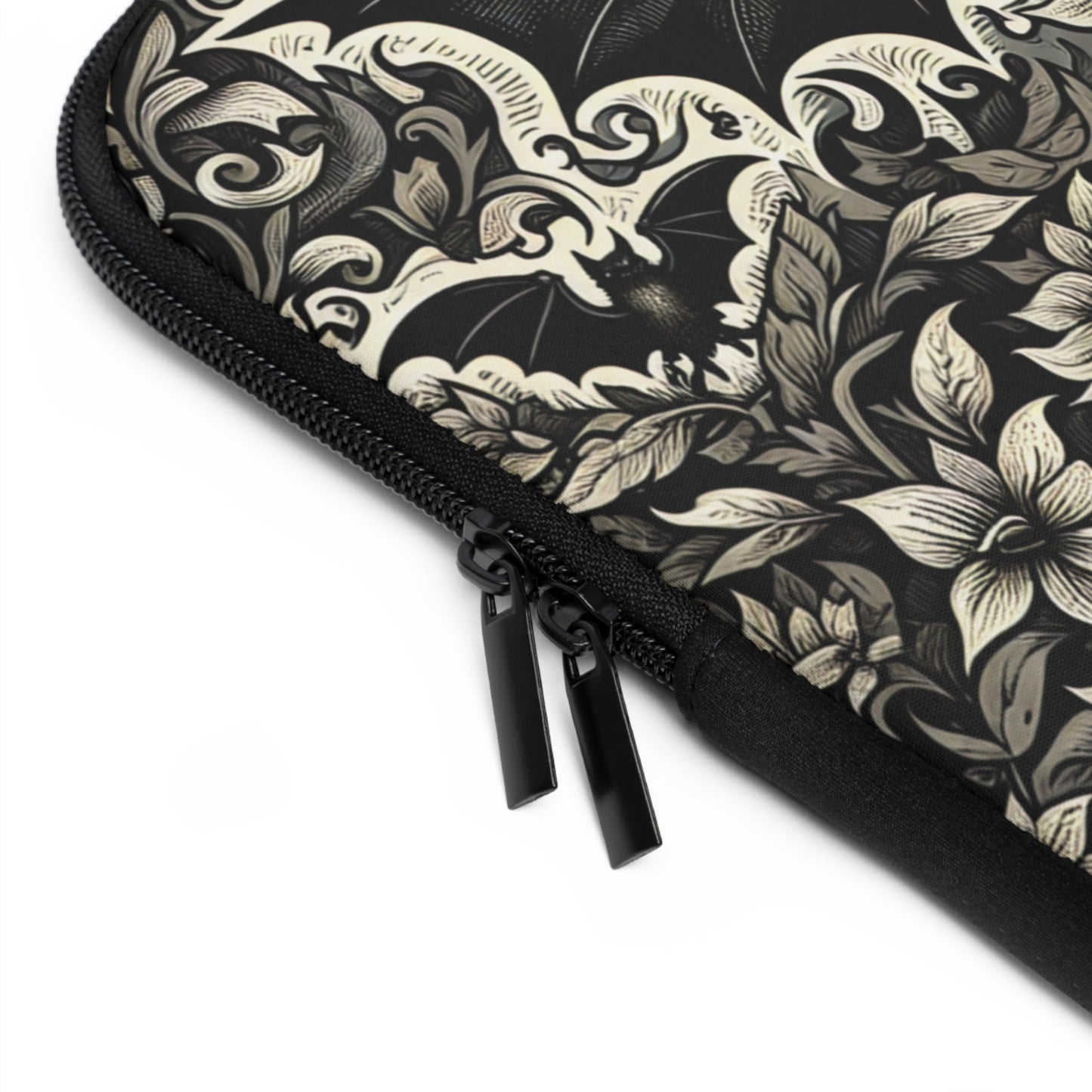 Bats Laptop Sleeve, Gothic Tech Accessories, Spooky Computer Case, Halloween Tablet Cover, Creepy Work Supplies