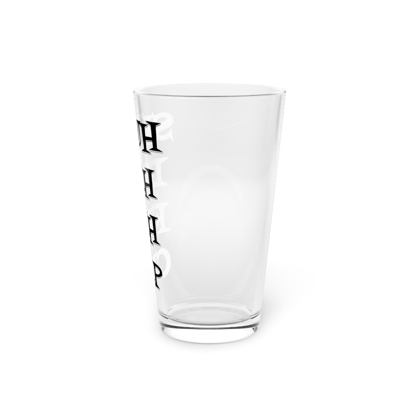 Funny Shu Duh Fuh Cup Pint Glass, 16oz, Sarcastic Beer Mug, Novelty Drinking Glass, Gift for Friend, Barware Decor