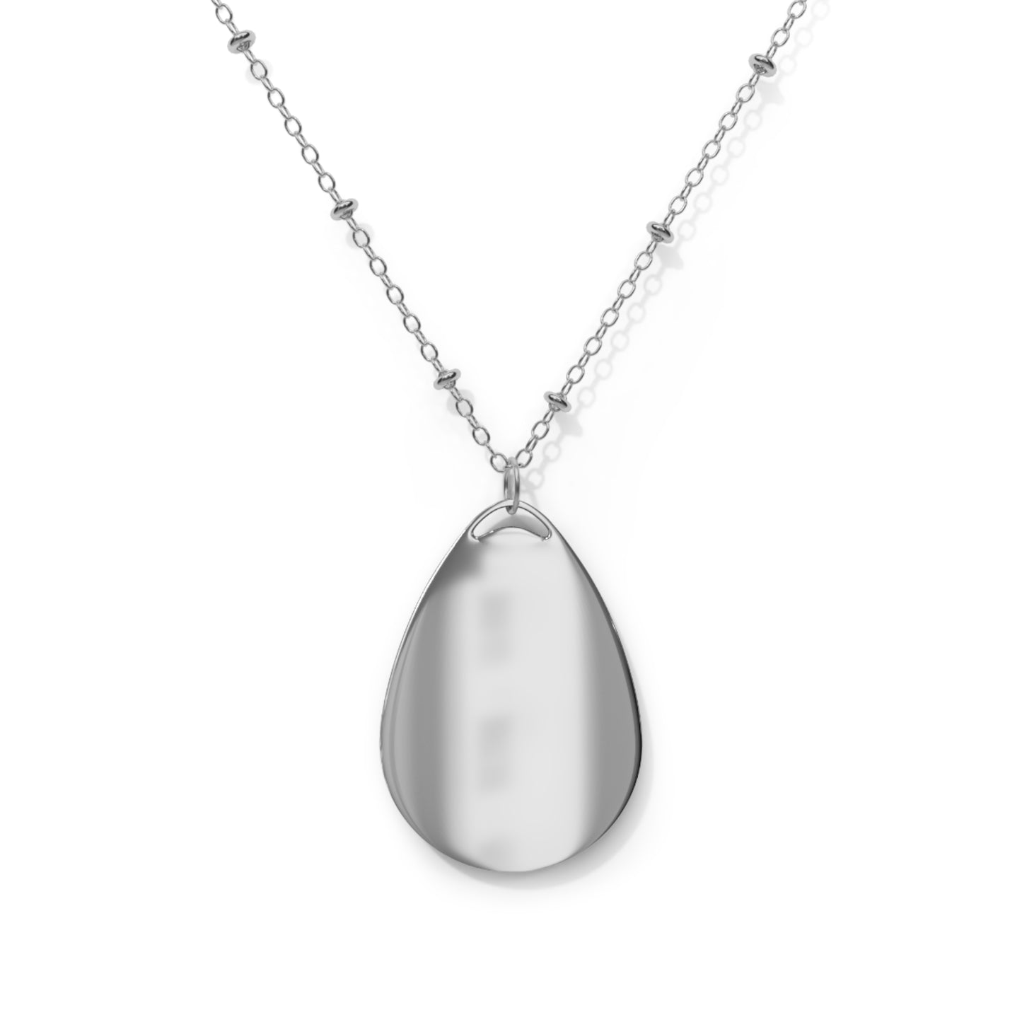 Oval Ghost Necklace