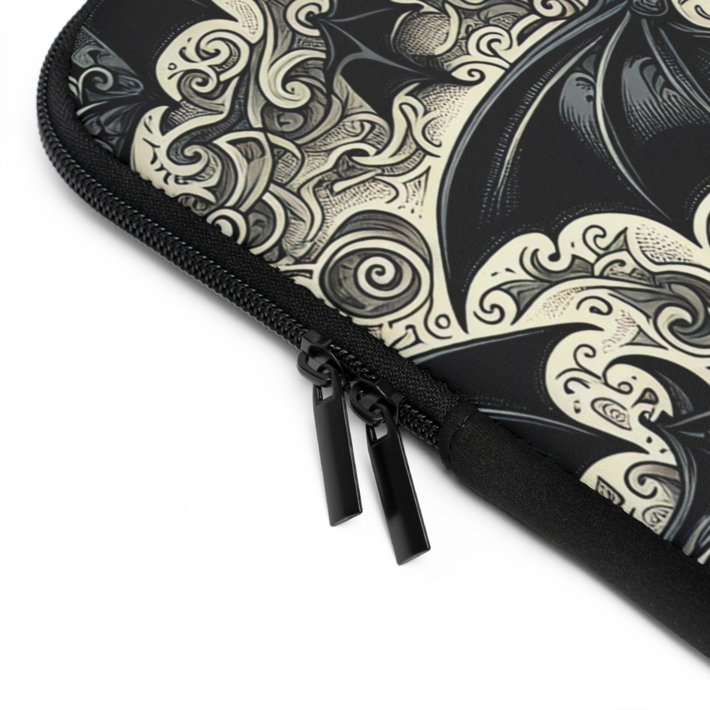 Bats Laptop Sleeve, Gothic Tech Accessories, Spooky Computer Case, Halloween Tablet Cover, Creepy Work Supplies