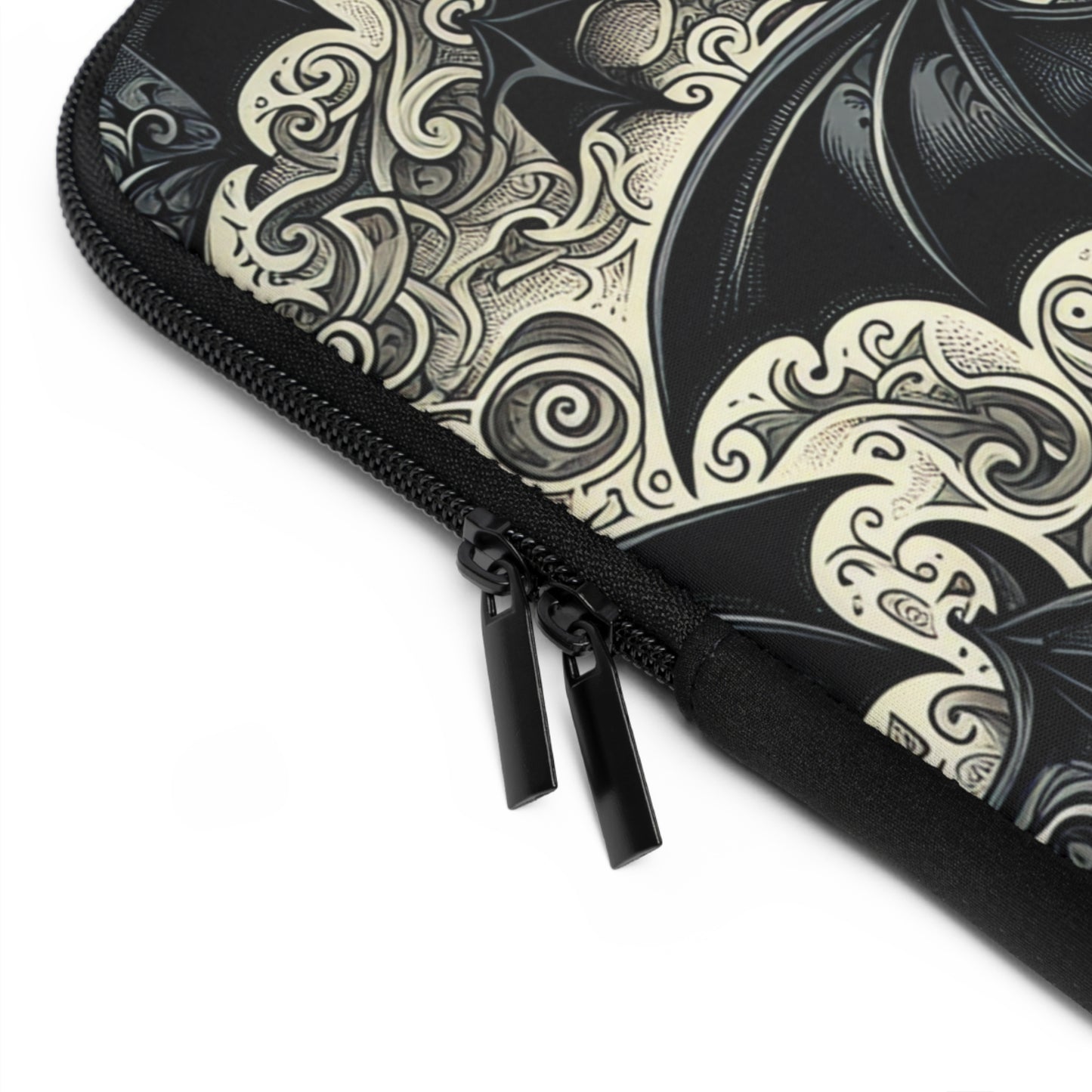 Bats Laptop Sleeve, Gothic Tech Accessories, Spooky Computer Case, Halloween Tablet Cover, Creepy Work Supplies