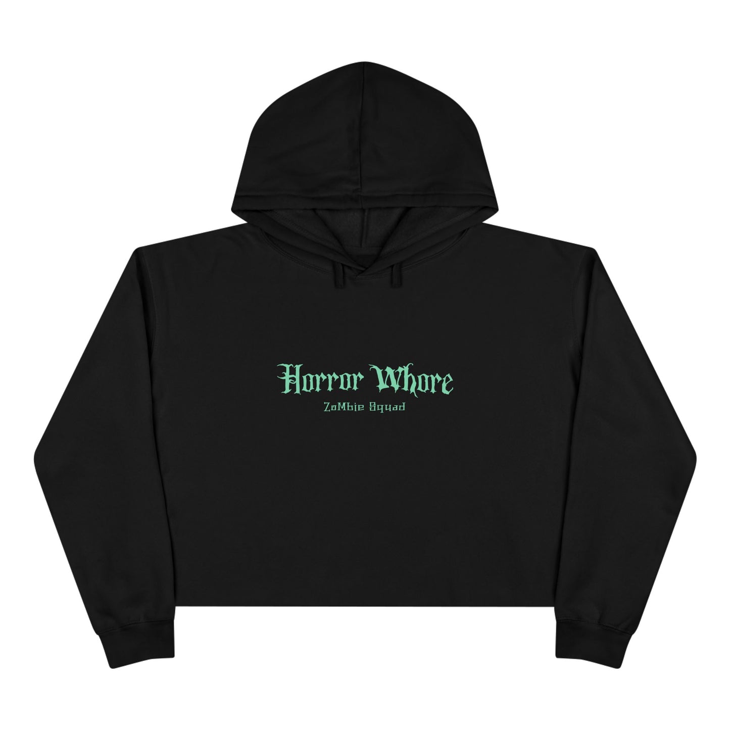 Horror Whore Crop Hoodie, Zombie Girls Edition, Zombie Girls Need Love Too, Halloween Hoodie, Scary Sweatshirt, Grunge Crop Top, Alternative