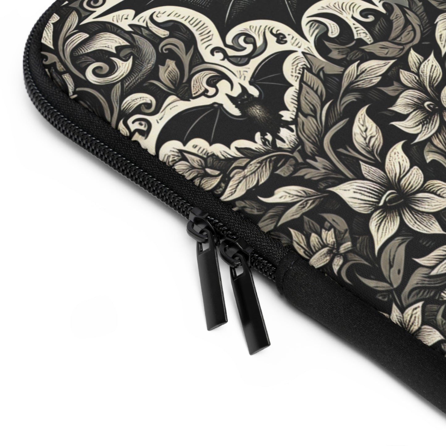Bats Laptop Sleeve, Gothic Tech Accessories, Spooky Computer Case, Halloween Tablet Cover, Creepy Work Supplies