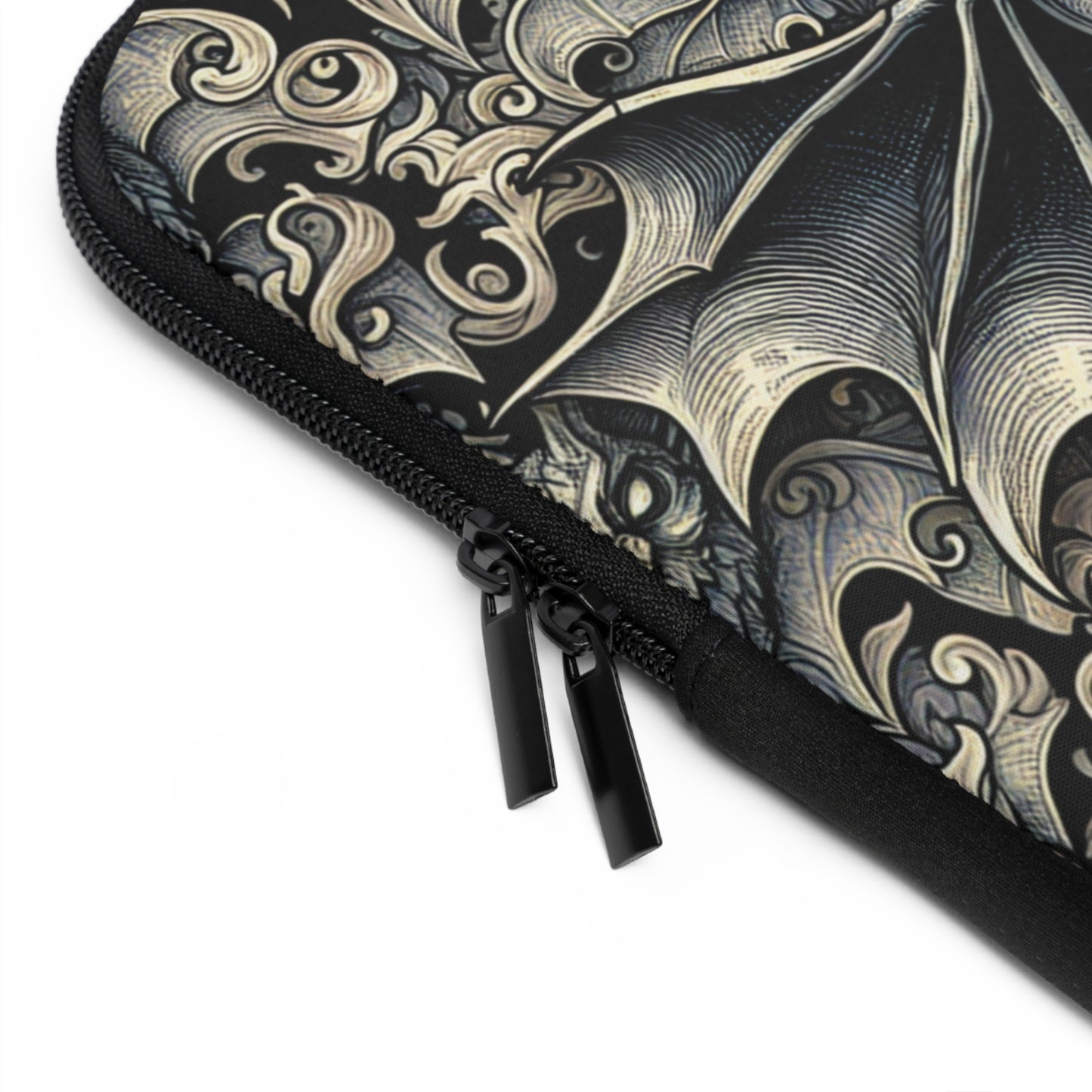 Bats Laptop Sleeve, Gothic Tech Accessories, Spooky Computer Case, Halloween Tablet Cover, Creepy Work Supplies