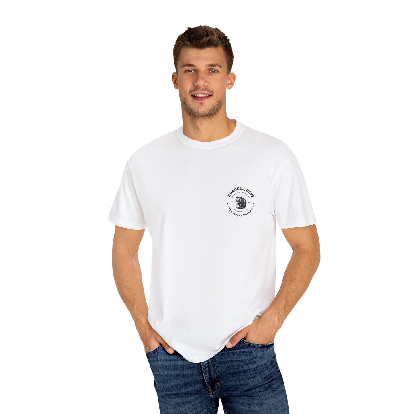 Roadkill Cafe T-shirt, Funny BBQ Shirt, Cute Unisex Tee, Unique Graphic Top, Vintage Style Apparel