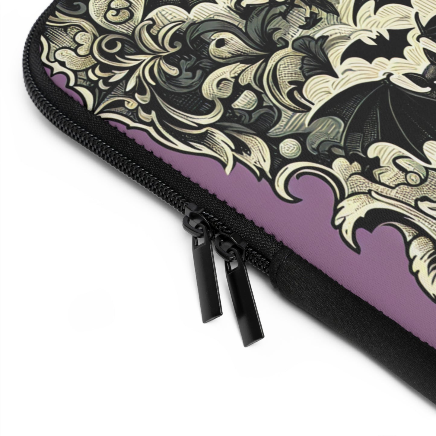 Bats Laptop Sleeve, Gothic Tech Accessories, Spooky Computer Case, Halloween Tablet Cover, Creepy Work Supplies