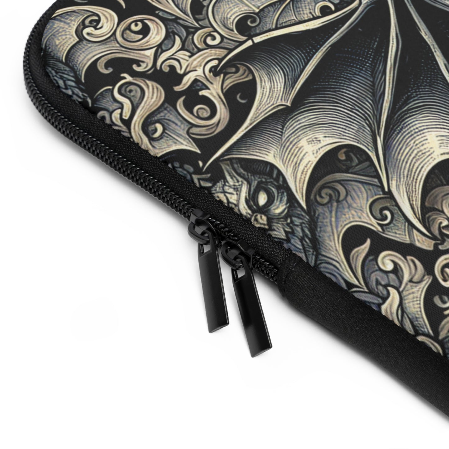 Bats Laptop Sleeve, Gothic Tech Accessories, Spooky Computer Case, Halloween Tablet Cover, Creepy Work Supplies