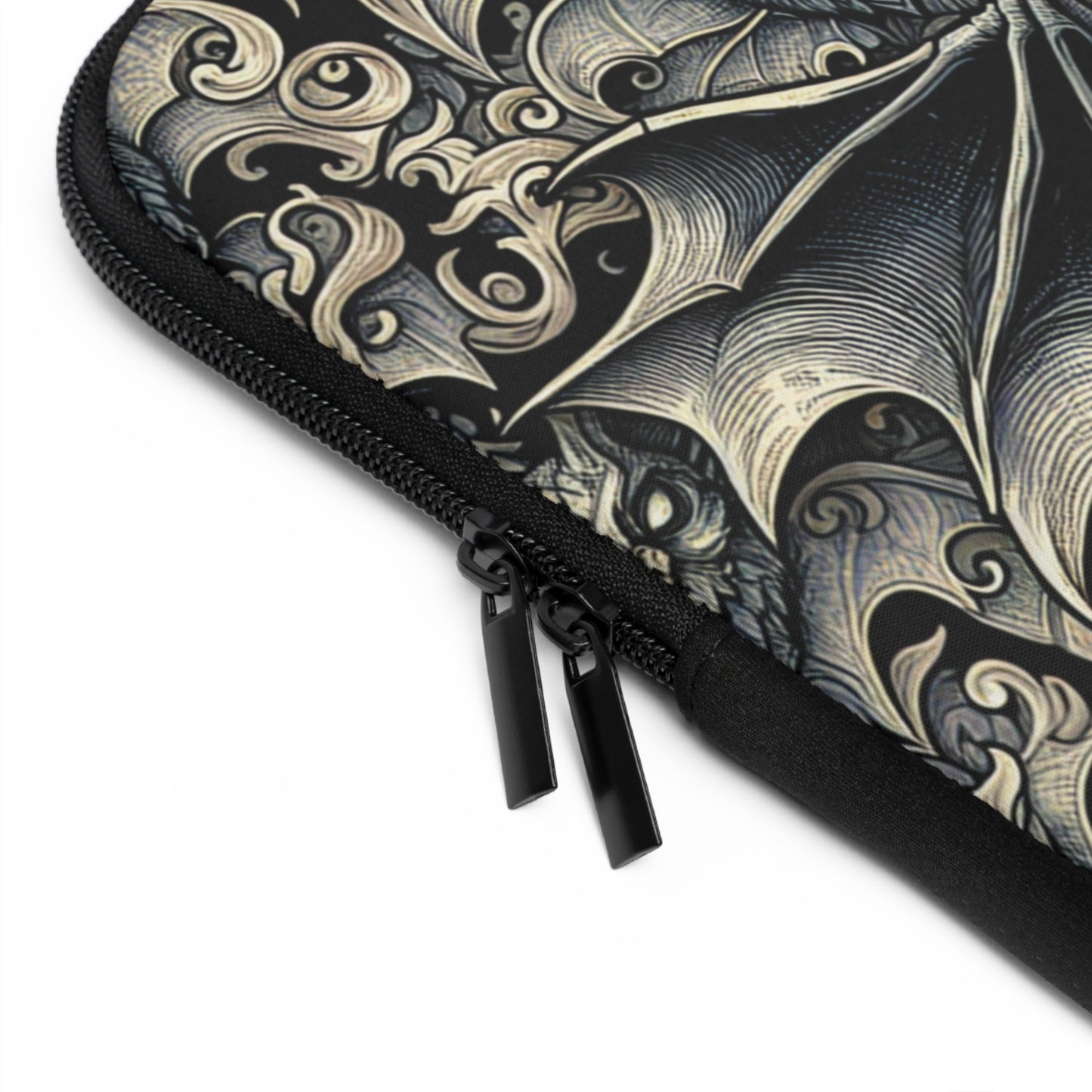 Bats Laptop Sleeve, Gothic Tech Accessories, Spooky Computer Case, Halloween Tablet Cover, Creepy Work Supplies