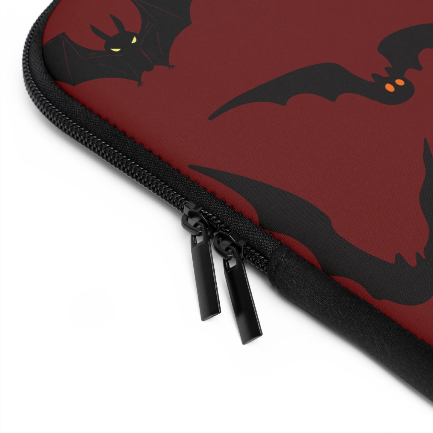 Laptop Sleeve, Gothic Bats Design, Tech Accessories, Protective Case, Unique Gifts, Halloween Laptop Cover, Floral Pattern Sleeve