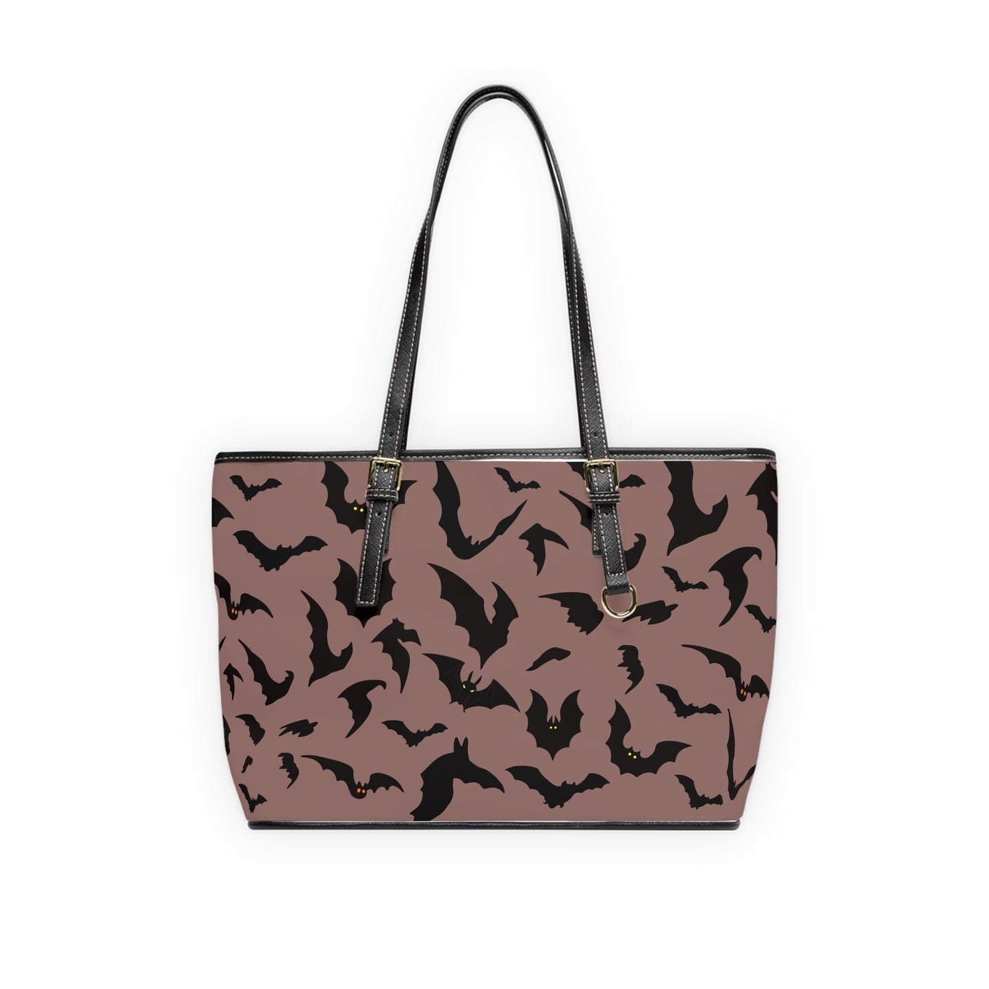 Pink Bat Gothic Shoulder Bag, Spooky Purse for Halloween, PU Leather Crossbody Bag, Witchy Handbag, Gothic Accessories, Vampire Gift