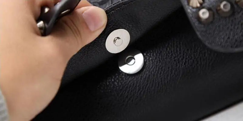 Gothic Skull Rivet Bag