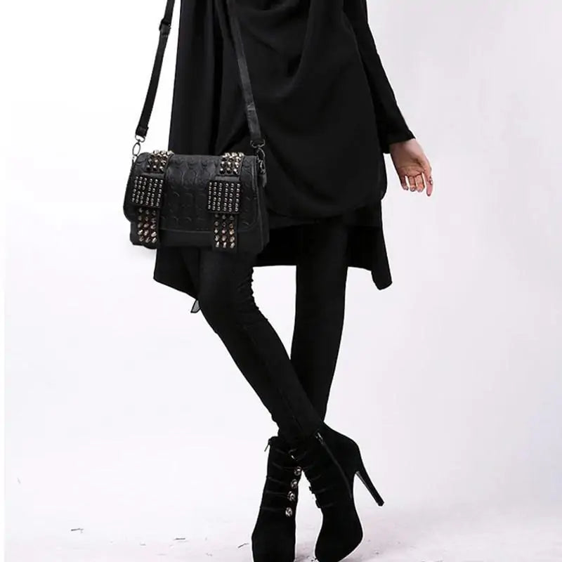 Gothic Skull Rivet Bag