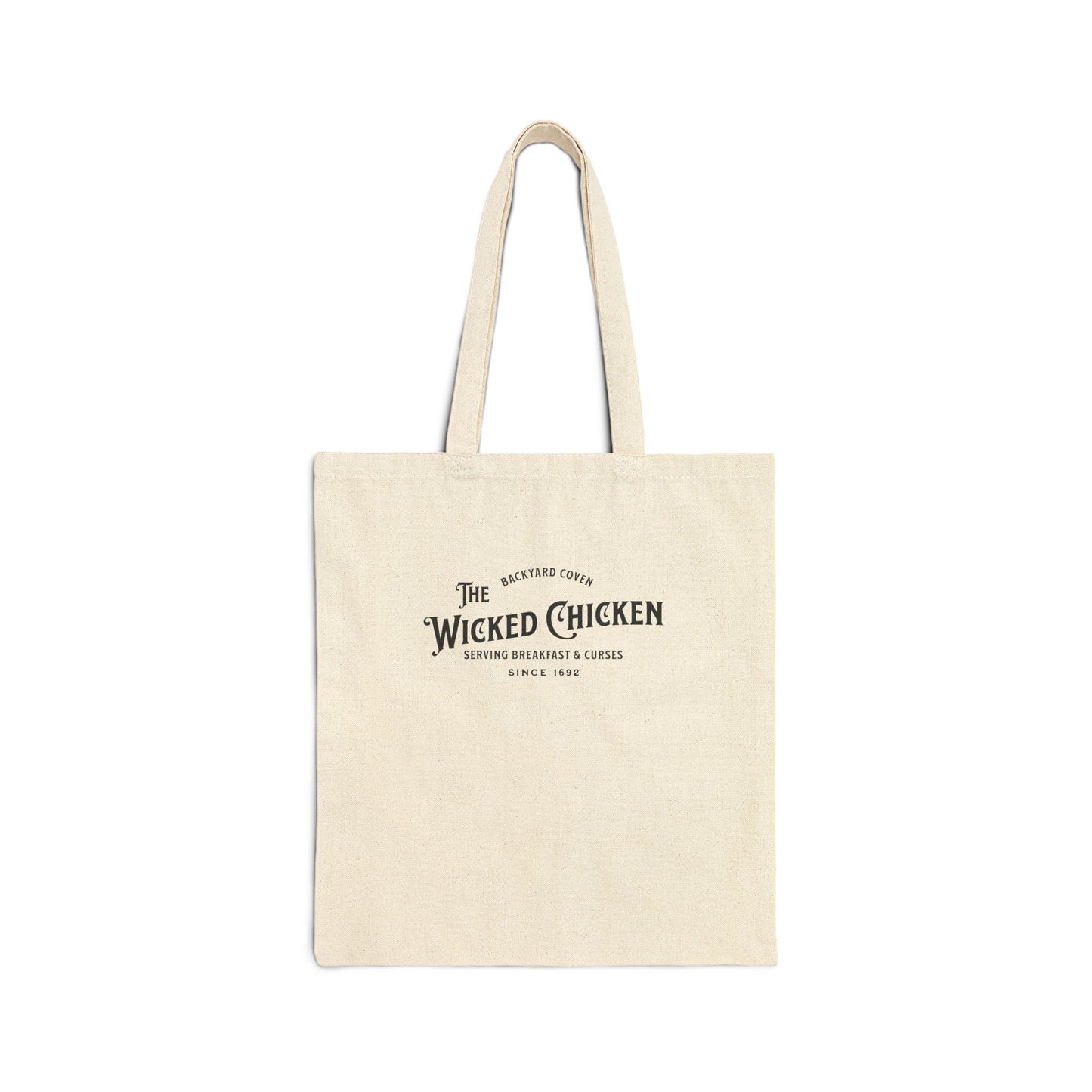 Wicked Chicken Backyard Coven - Cotton Canvas Tote Bag