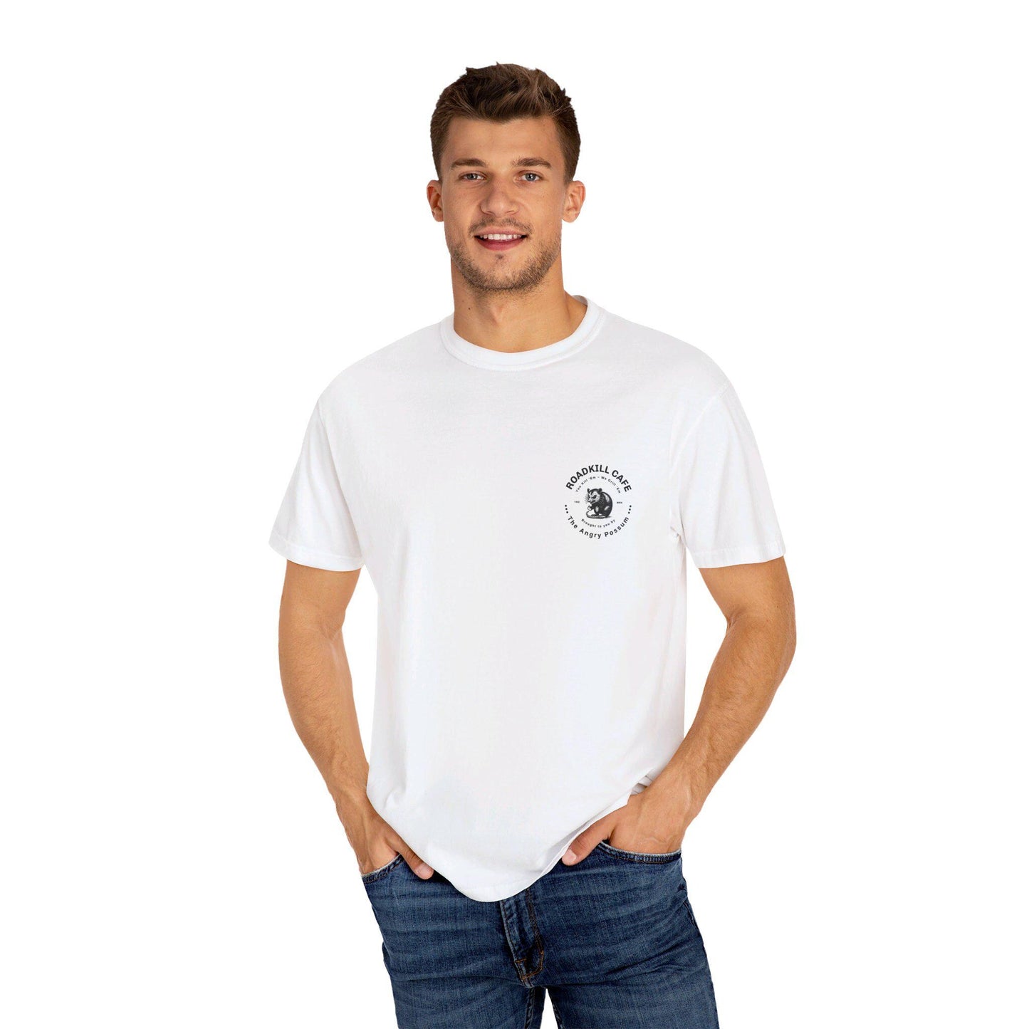 Roadkill Cafe T-shirt, Funny BBQ Shirt, Cute Unisex Tee, Unique Graphic Top, Vintage Style Apparel