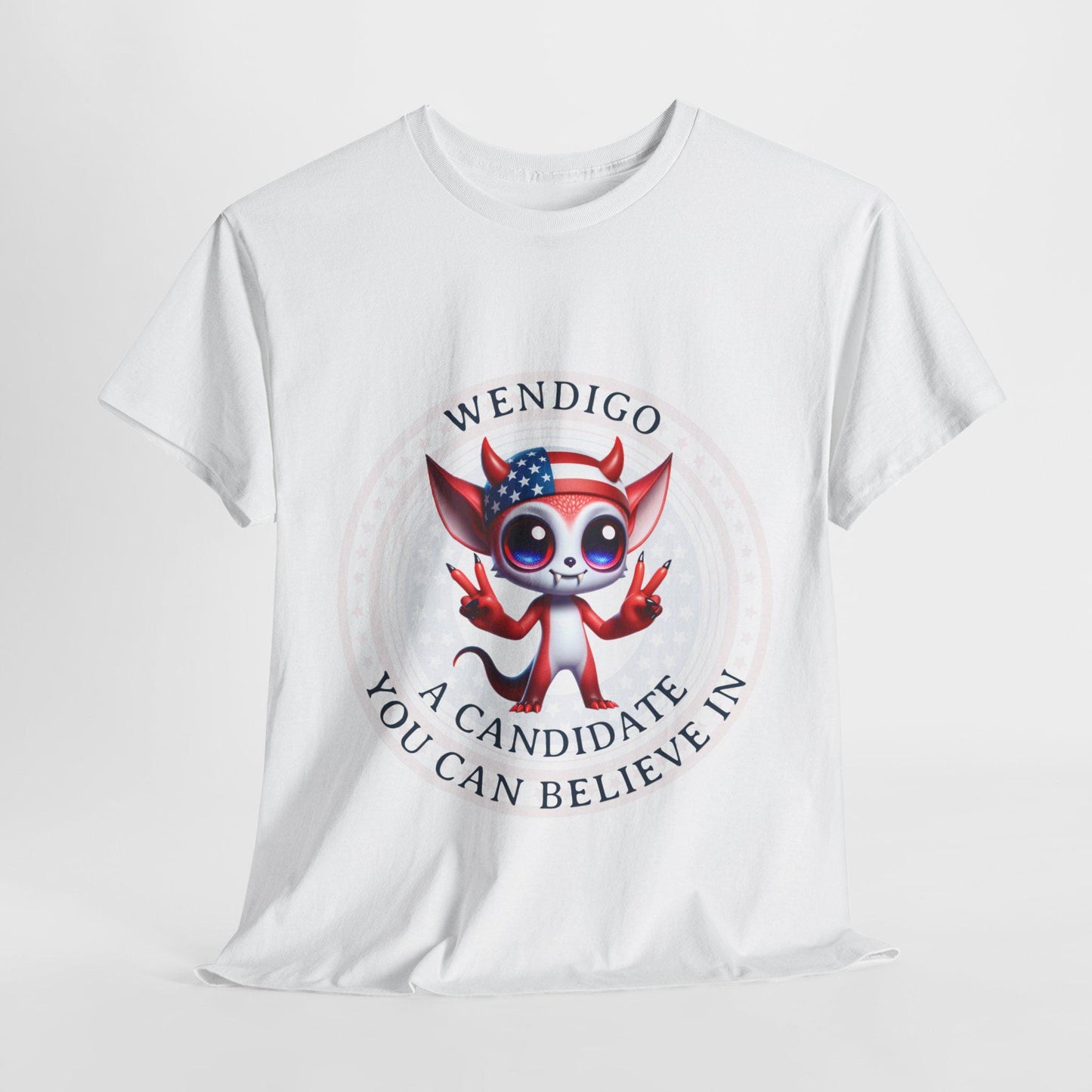A Candidate you can Believe In - Wendigo Front Logo Unisex Heavy Cotton Tee