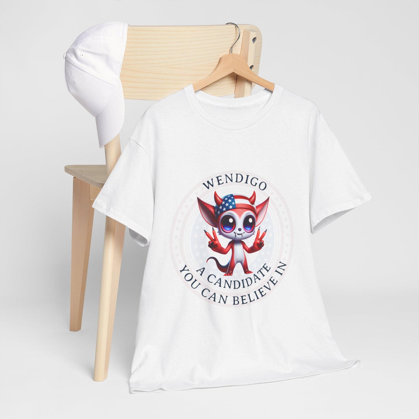 A Candidate you can Believe In - Wendigo Front Logo Unisex Heavy Cotton Tee