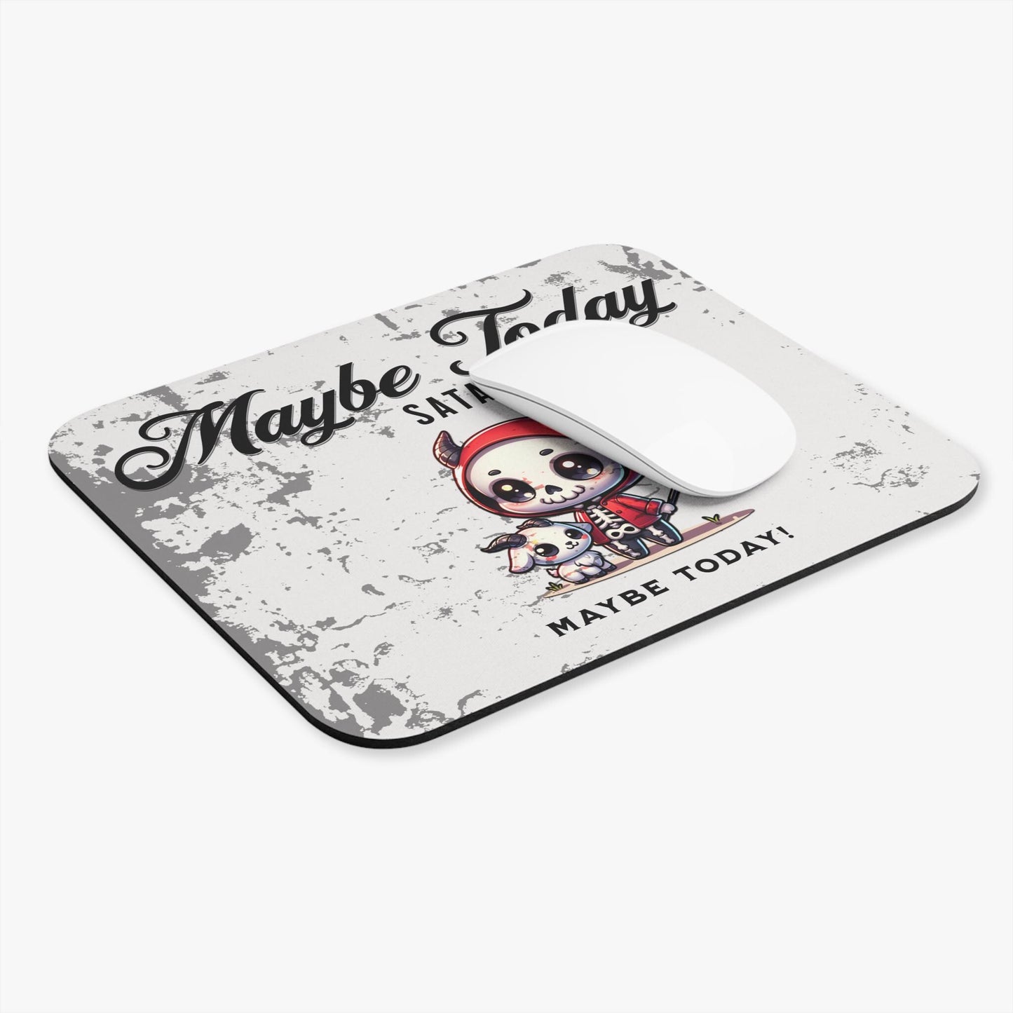 Funny Maybe Today Satan Mouse Pad (Rectangle)