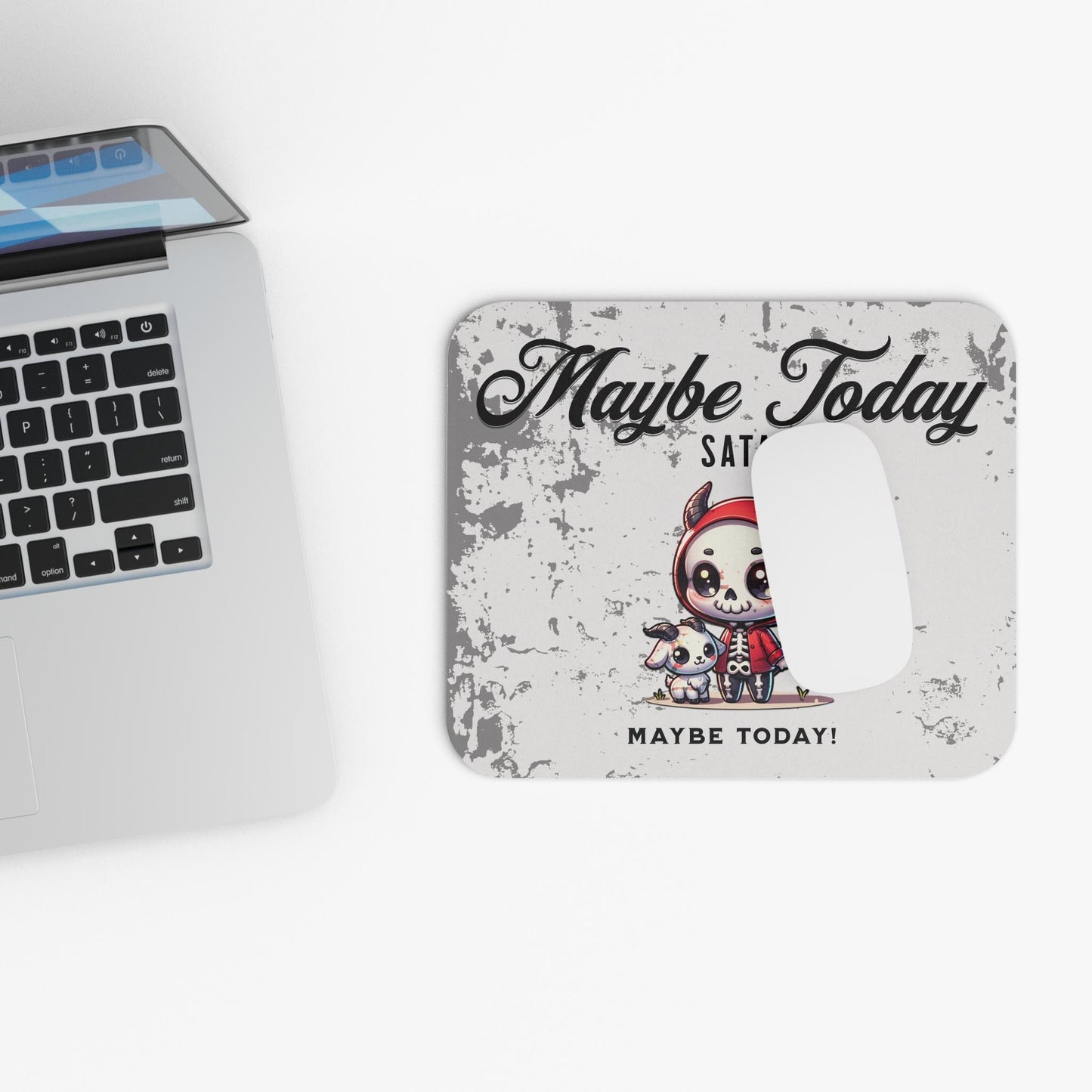 Funny Maybe Today Satan Mouse Pad (Rectangle)