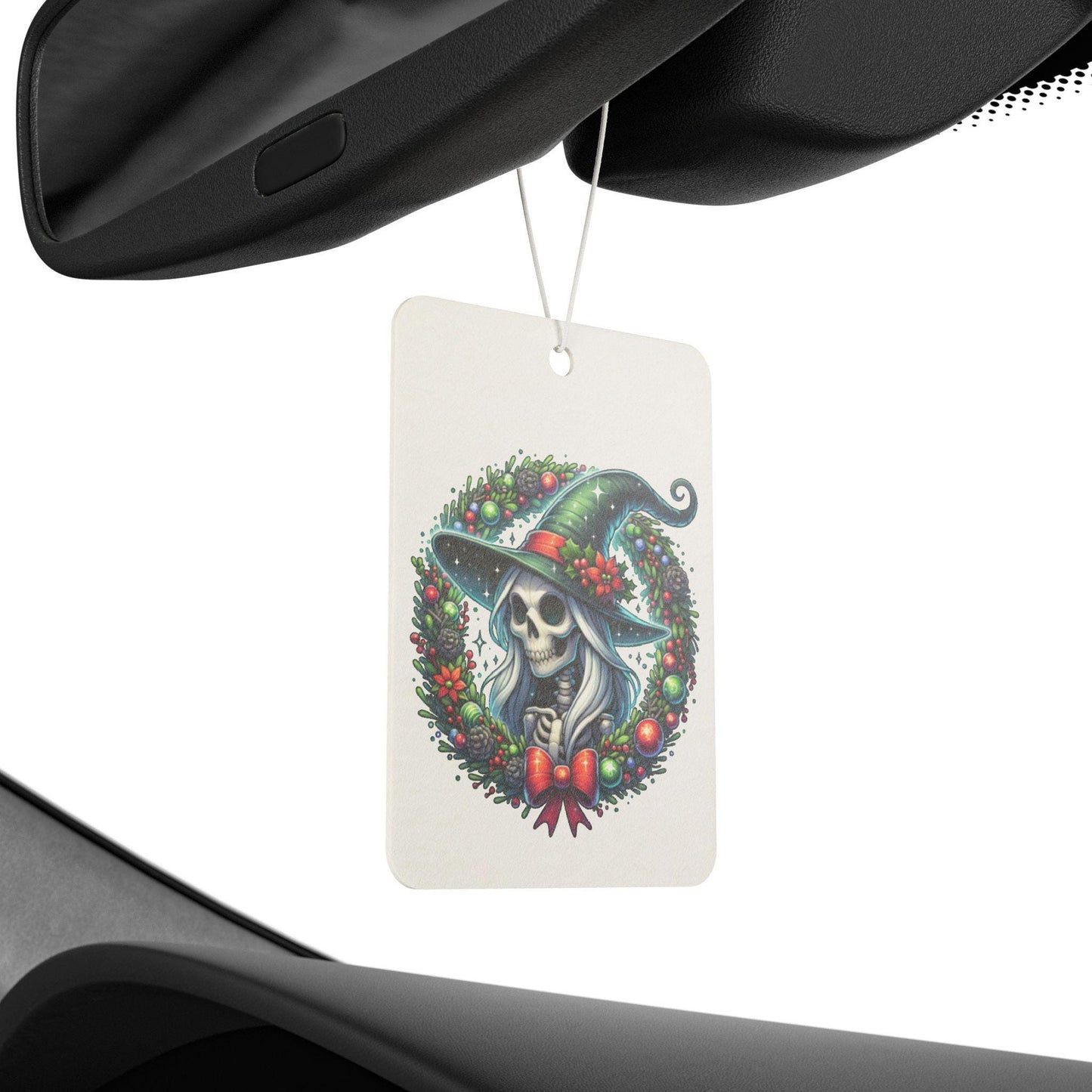 Car Air Freshener - Christmas Witch, Holiday Car Accessory, Festive Car Decor, Seasonal Car Scent, Xmas Gift for Drivers