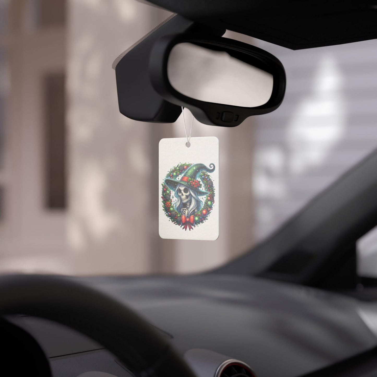 Car Air Freshener - Christmas Witch, Holiday Car Accessory, Festive Car Decor, Seasonal Car Scent, Xmas Gift for Drivers