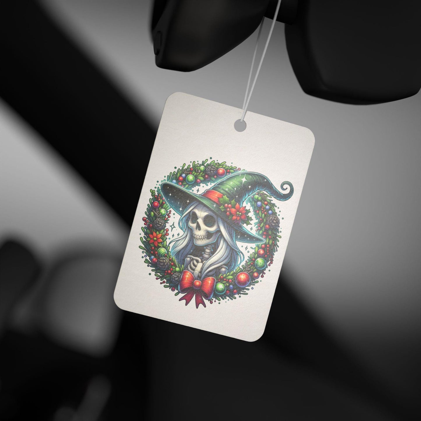 Car Air Freshener - Christmas Witch, Holiday Car Accessory, Festive Car Decor, Seasonal Car Scent, Xmas Gift for Drivers