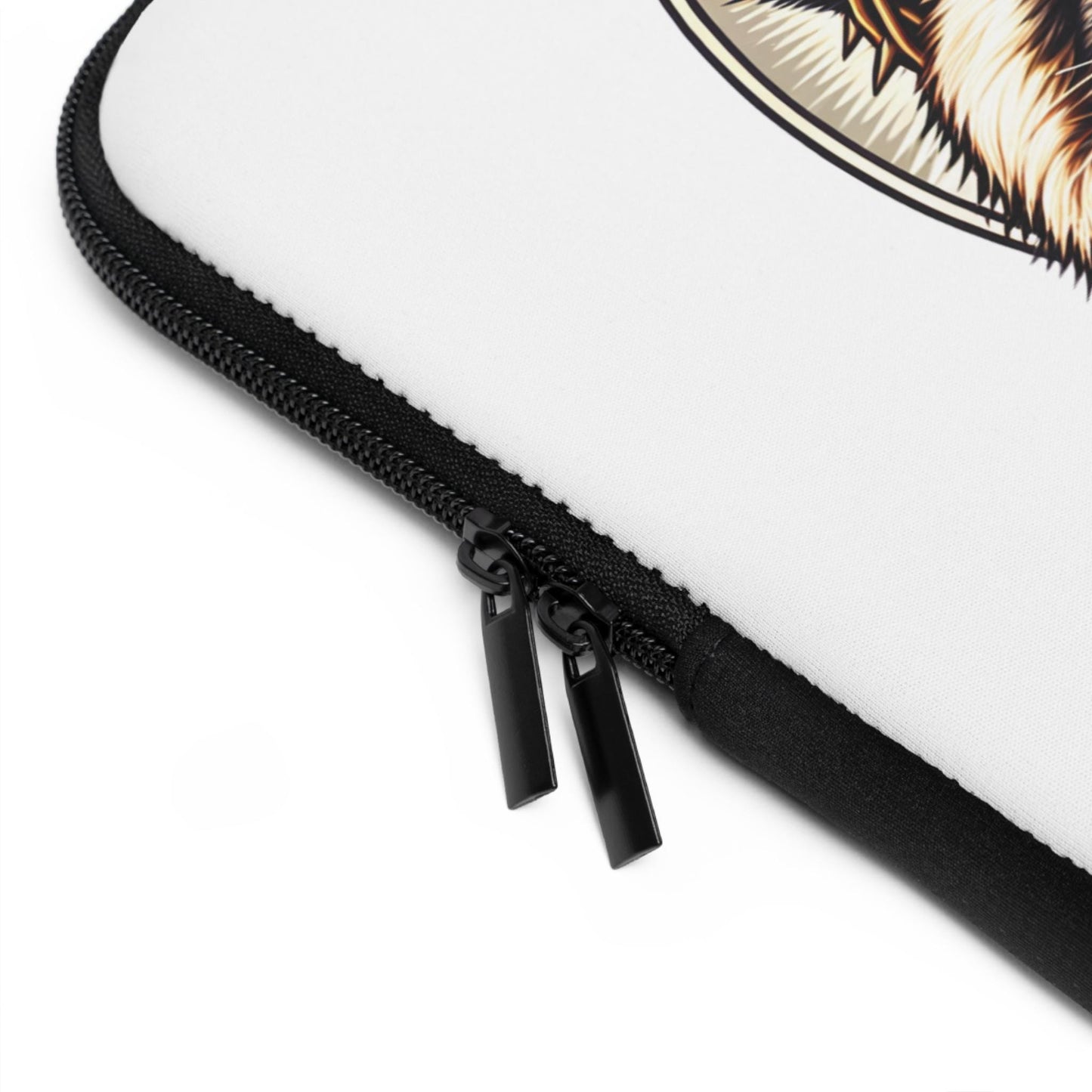 Laptop Sleeve - Jesus Raccoon, Cute Animal Print, Christian Gift, Bible Study, Religious Tech Accessory