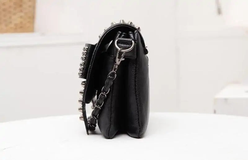 Gothic Skull Rivet Bag