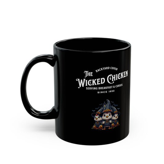 Wicked Chicken - Black Mug (11oz, 15oz)