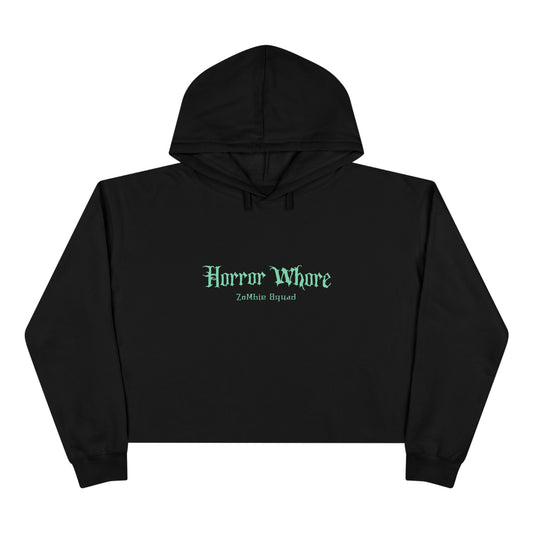 Horror Whore Crop Hoodie, Zombie Girls Edition, Zombie Girls Need Love Too, Halloween Hoodie, Scary Sweatshirt, Grunge Crop Top, Alternative