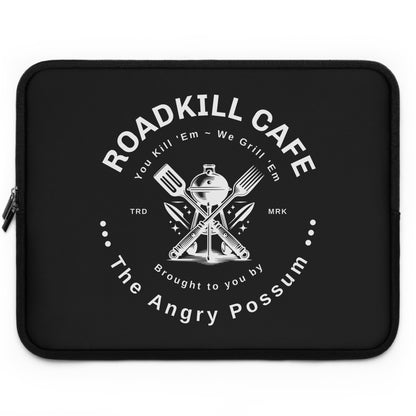 Laptop Sleeve, Roadkill Cafe Angry Possum Design, Funny Tech Accessory, Laptop Case, Computer Cover, Tablet Sleeve, Geeky Gift