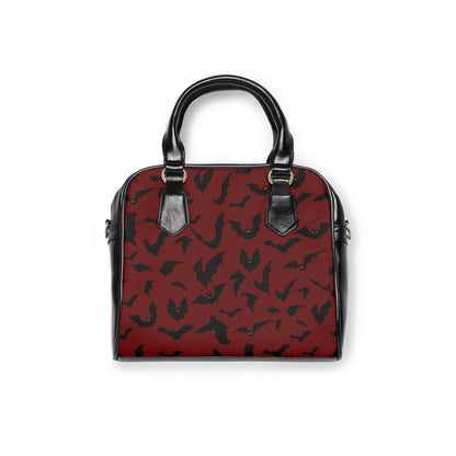 Shoulder Handbag, Gothic Bat Bag, Halloween Purse, Dark Style Crossbody, Spooky Goth Tote, Alternative Handbag
