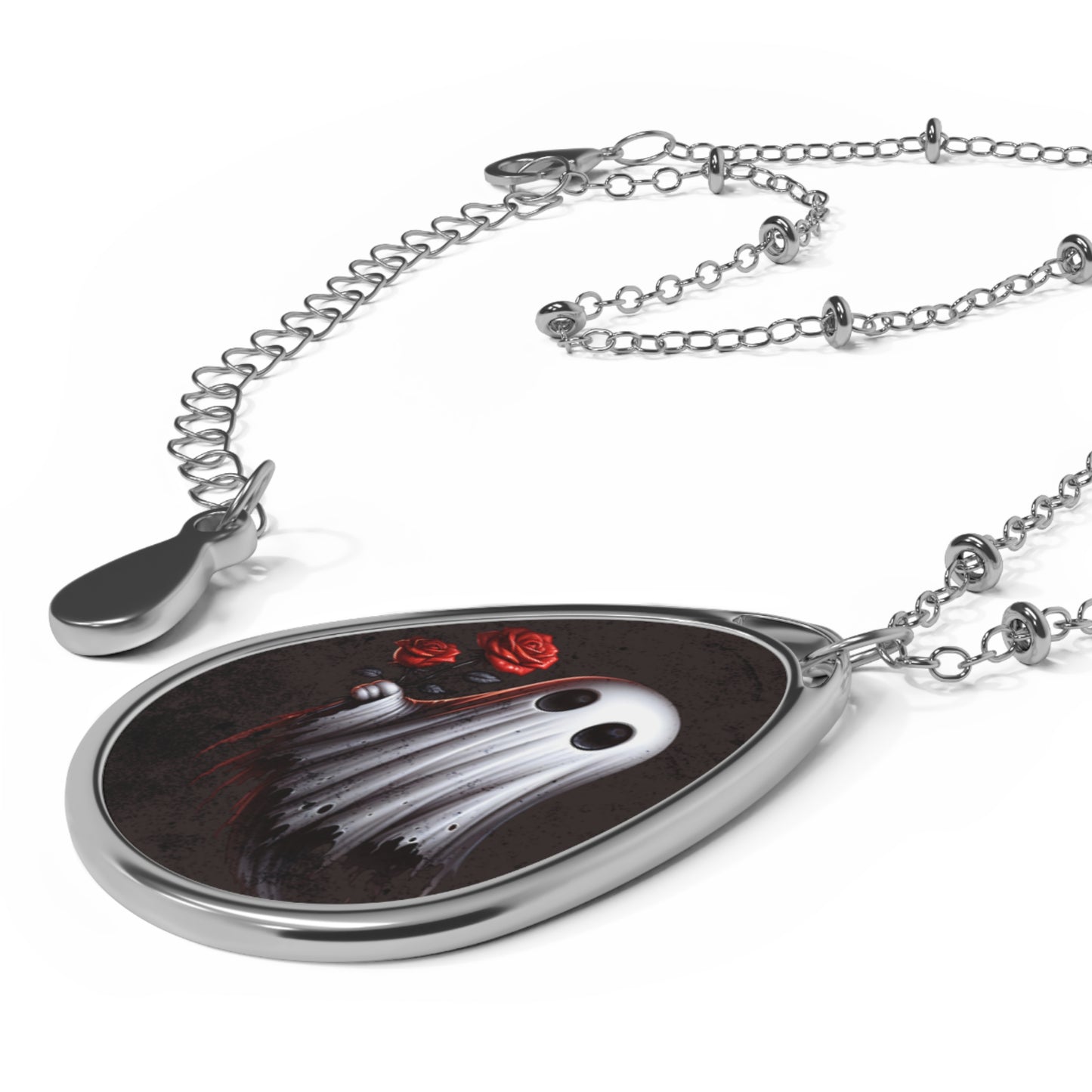 Ghost Oval Necklace
