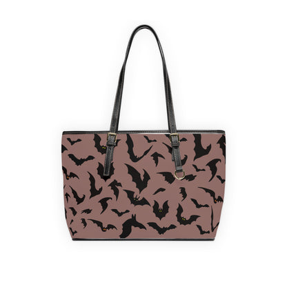 Pink Bat Gothic Shoulder Bag, Spooky Purse for Halloween, PU Leather Crossbody Bag, Witchy Handbag, Gothic Accessories, Vampire Gift