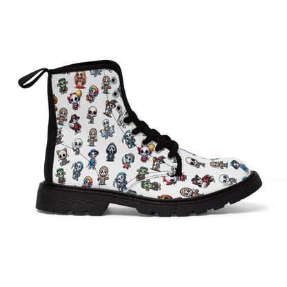 Halloween Boots, Skeleton Friends in Costume as Slashers and Creepers, Spooky Footwear, Creepy Costume, Funny fun & cute, Halloween