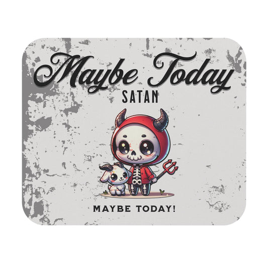 Funny Maybe Today Satan Mouse Pad (Rectangle)