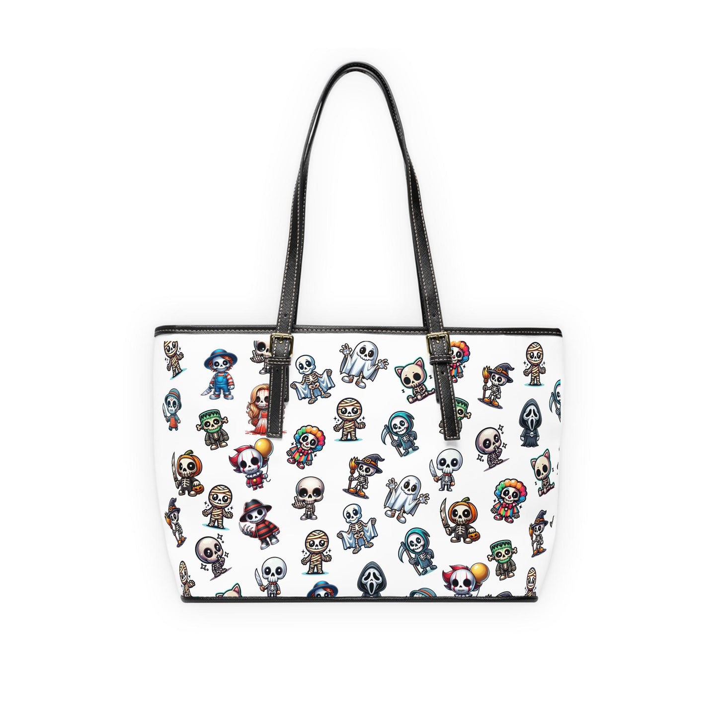 Satchel Bag,Creepy Cute Skeleton Slashers,Purse,Handbag,Shoulder Bag,Bag for Women,Halloween Bag