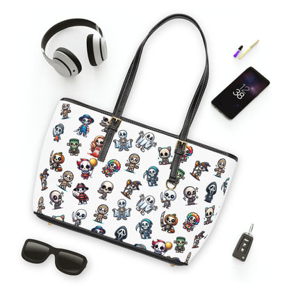 Satchel Bag,Creepy Cute Skeleton Slashers,Purse,Handbag,Shoulder Bag,Bag for Women,Halloween Bag