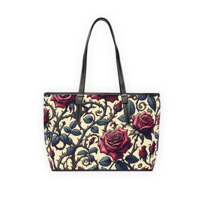 Rose Print Shoulder Bag, Floral Tote Purse, Women's Fashion Accessories, Valentine's Day Gift, Mother's Day, Birthday Present, Romantic