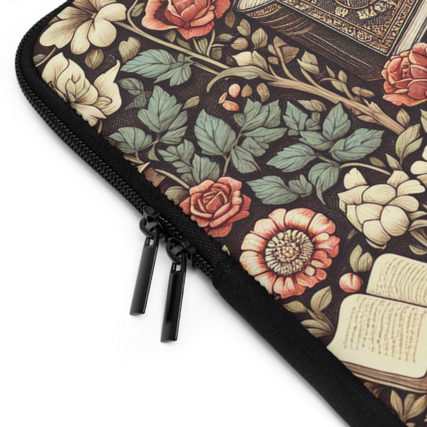 Laptop Sleeve, Romantic Books Design - Literary Laptop Case, Book Lover Gift, Bibliophile Tech Accessories, Reading Nook Decor, Literature