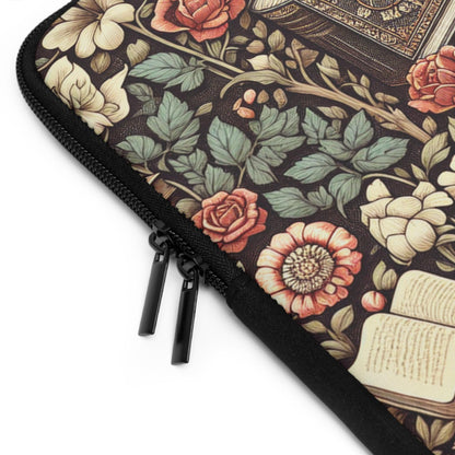 Laptop Sleeve, Romantic Books Design - Literary Laptop Case, Book Lover Gift, Bibliophile Tech Accessories, Reading Nook Decor, Literature