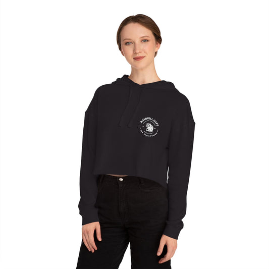 Funny Cropped Hoodie Sweatshirt, Roadkill Cafe Angry Possum Graphic, Edgy Sarcastic Hoodie, Cool Casual Top, Quirky