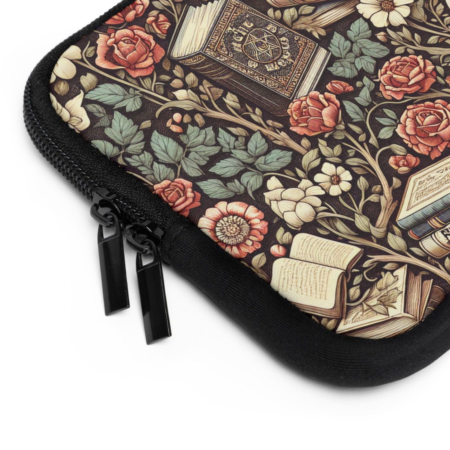 Laptop Sleeve, Romantic Books Design - Literary Laptop Case, Book Lover Gift, Bibliophile Tech Accessories, Reading Nook Decor, Literature