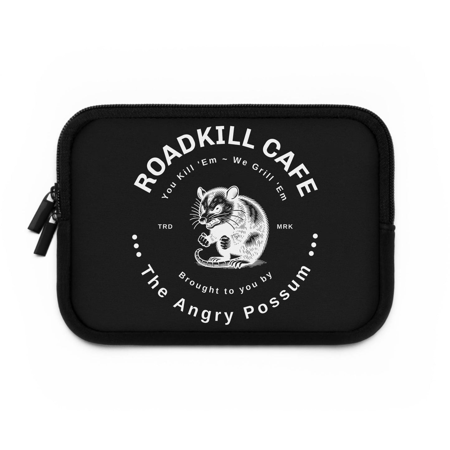 Laptop Sleeve - Roadkill Cafe by the Angry Possum, Computer Case, Protective Cover, Laptop Bag, Sleeve for MacBook, Unique Design
